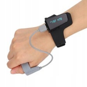 Domowy pulsoksymetr na nadgarstek - miernik